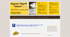 Desktop Screenshot of gold-ankauf-augsburg.de