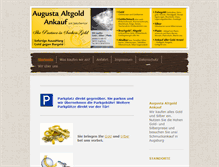 Tablet Screenshot of gold-ankauf-augsburg.de